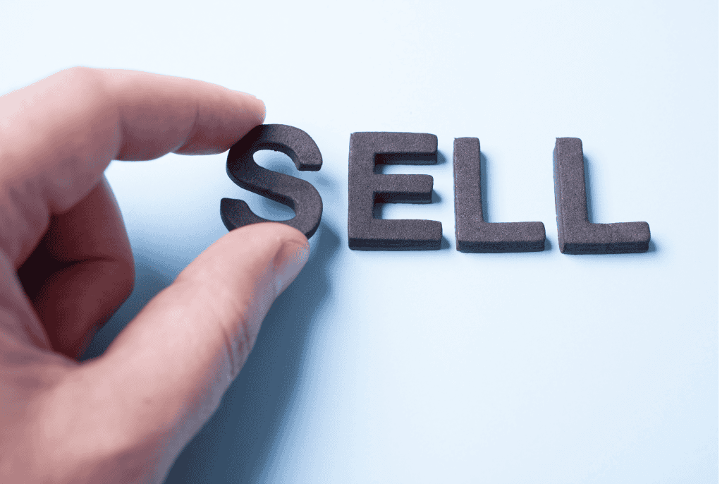 The definition of sell