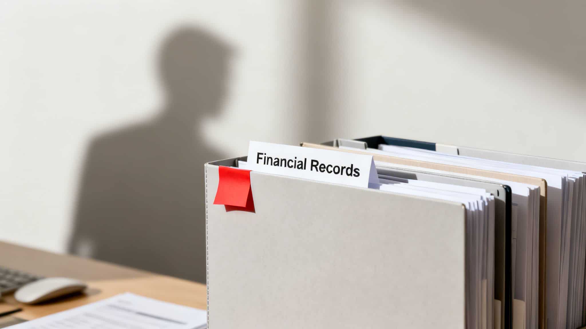 Financial records folder for UK audit thresholds and compliance.