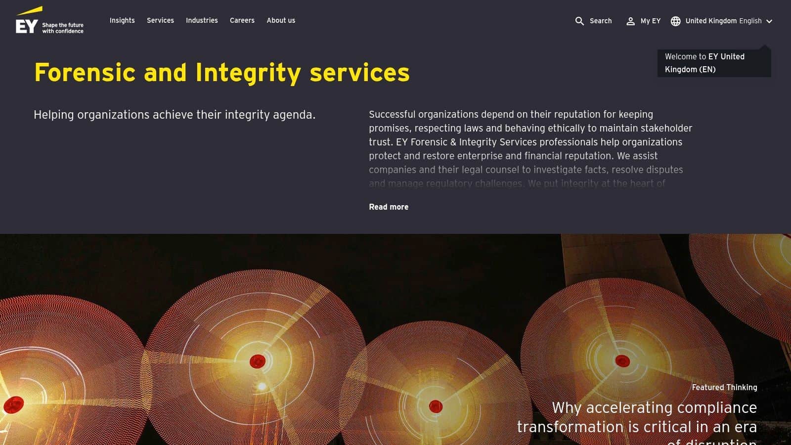 EY UK – Forensic & Integrity Services